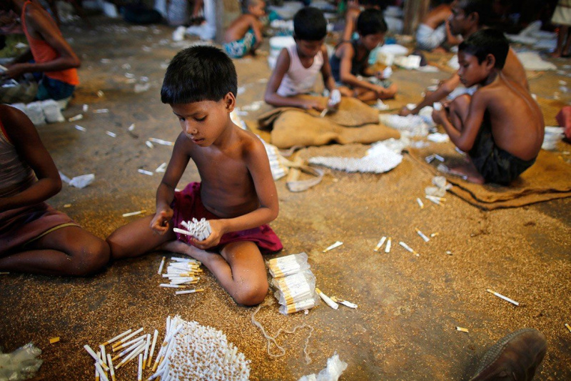 otroško delo v Bangladešu