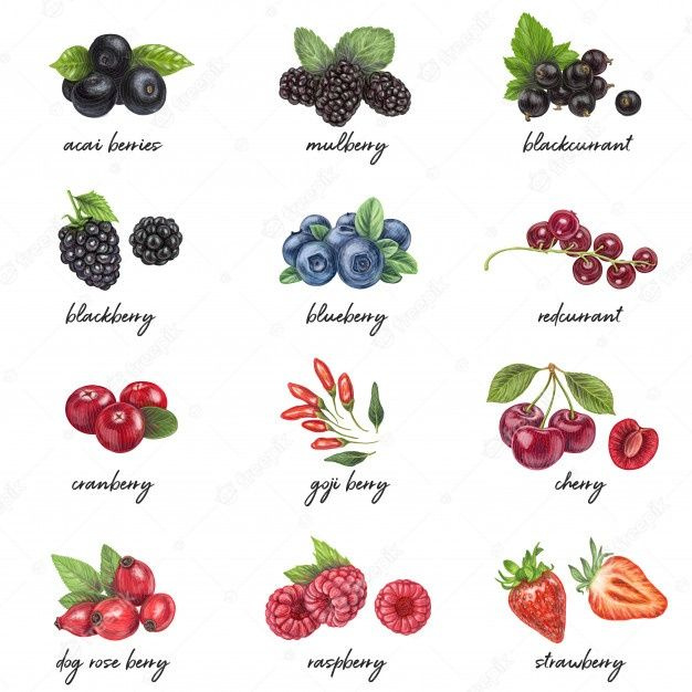 Friss bogyós gyümölcsök: egészséges ételek fogyáshoz