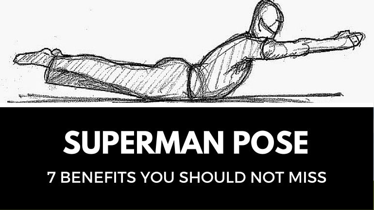 スーパーマンのポーズ：腹筋の調子を整え、1分で背中の痛みを和らげます