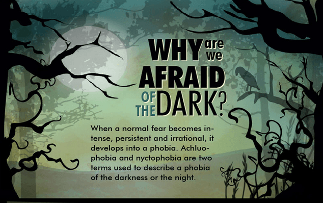 Kodėl mes bijome tamsos?