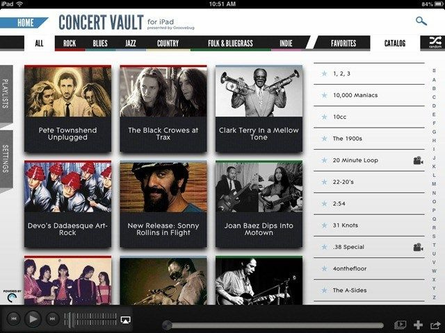 コンサート-Vault-for-iPad
