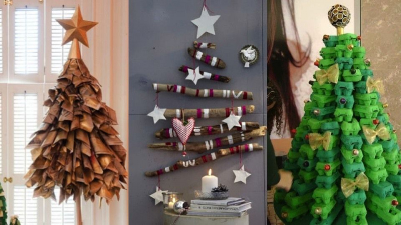 35 Ide Pohon Natal DIY Keren Dan Kreatif yang Pasti Tidak Ingin Anda Lewatkan