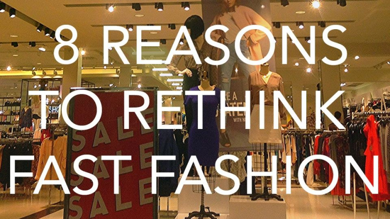8 أسباب لإعادة التفكير في الموضة السريعة