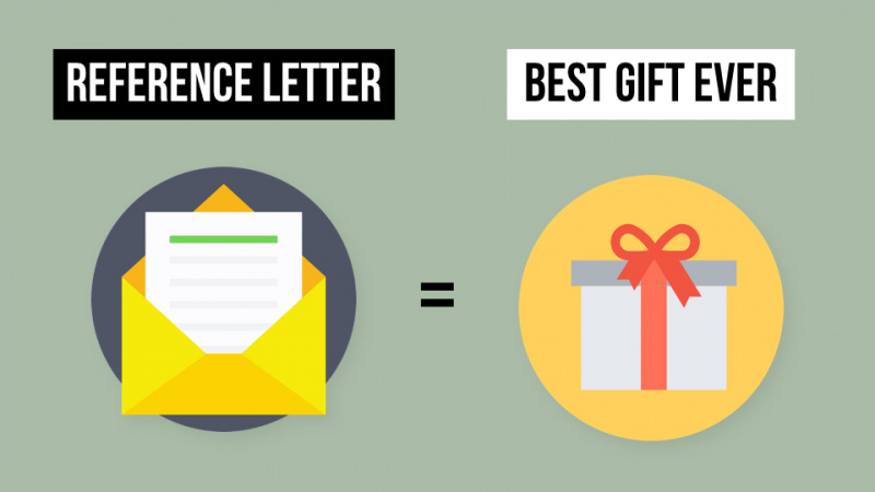 Une bonne lettre de référence est le meilleur cadeau pour la personne que vous appréciez