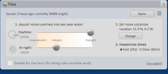Gunakan F.lux untuk Mengurangi Ketegangan Mata Saat Menggunakan Komputer Anda di Malam Hari